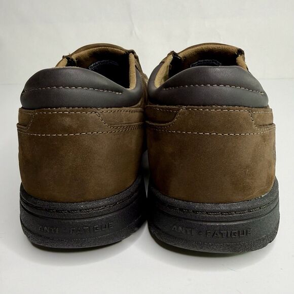 TIMBERLAND PRO Bran Branston Steel Toe Shoes Mens 11 W Brown Suede ESD Slip-On main image 4